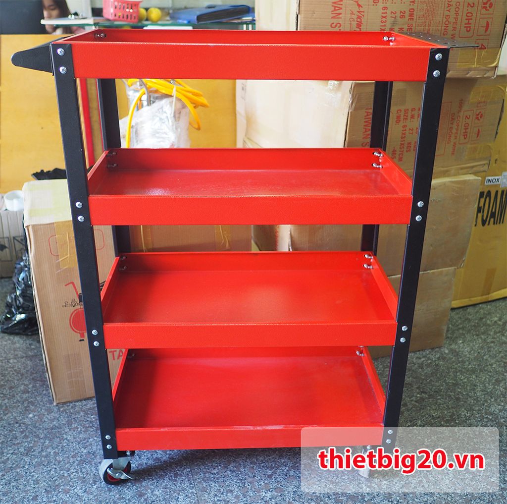 Xe đẩy đồ nghề 4 ngăn có tay cầm NP-X4