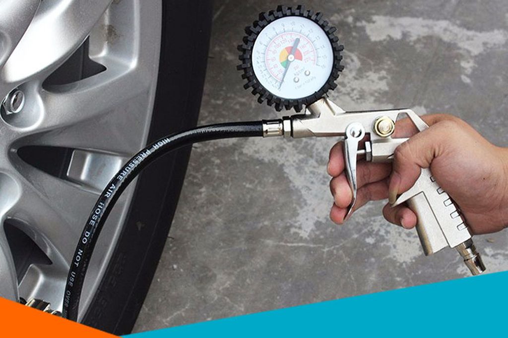 Đồng hồ bơm lốp giá rẻ TCG-019A - 8 Bar, 120 PSI